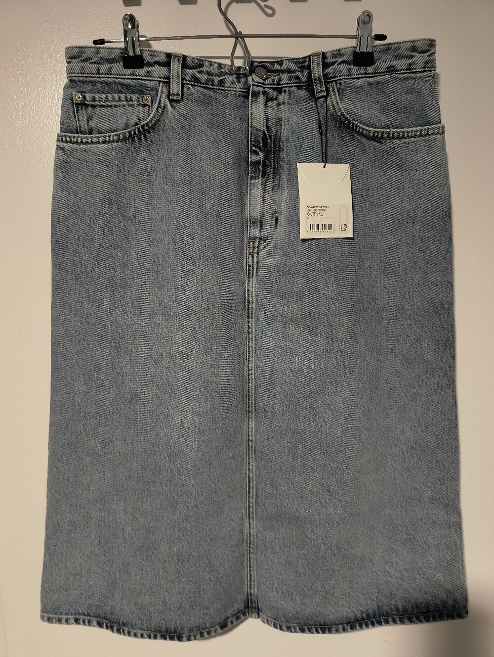 Toteme Denim Midi Skirt Sz 38